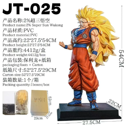 Super Saiyan 3 Goku | JT Brothers | 1/4th Scale | Dragon Ball