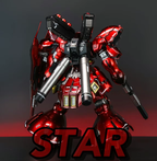 Kawaii Katta RG Sazabi [Shiny Red] | Star | 1/144