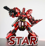 Kawaii Katta RG Sazabi [Shiny Red] | Star | 1/144