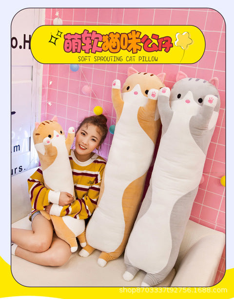 Stretchy Chonky Cat Plush Pillow Standing Ver. | Kawaii Collection