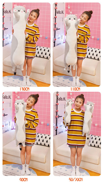 Stretchy Chonky Cat Plush Pillow Standing Ver. | Kawaii Collection