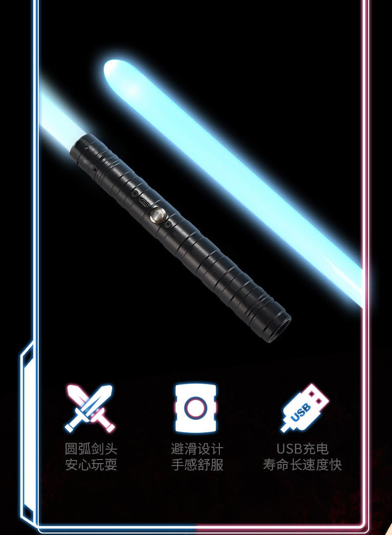 Star Wars Style RGB Lightsaber with Sound FX – Heavy Metal Cosplay Saber