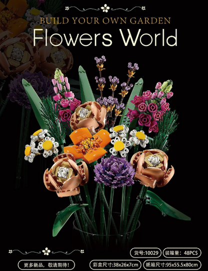 Flower Bouquet 30cm MOC set