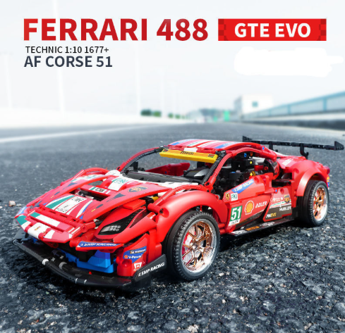 Ferrari 488 GTE Evo 50cm MOC Display Model Ver. | Ferrari