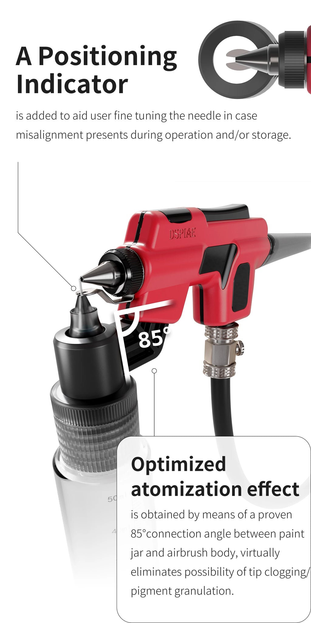 PT-AB Wash-Free Airbrush | DSPIAE | Tool