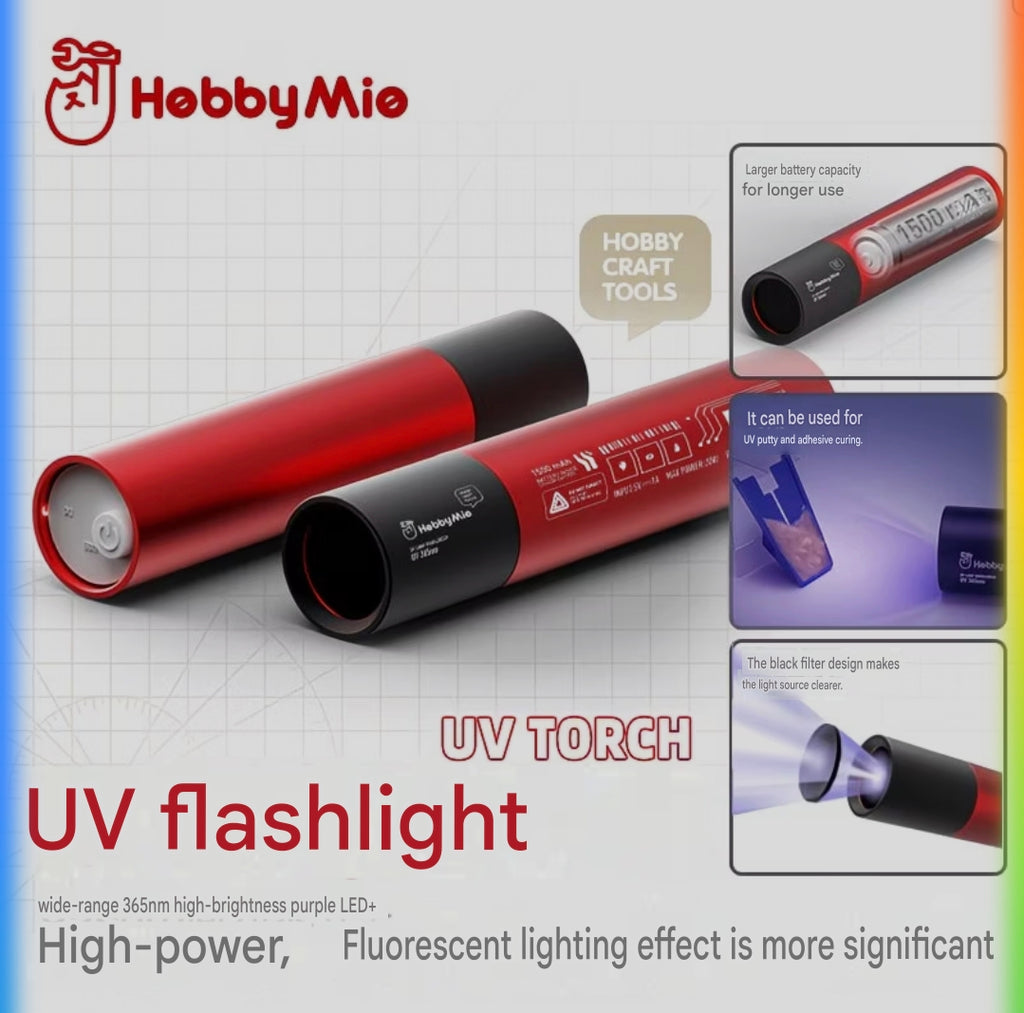 UV Torch 365nm wavelength | Hobby Mio