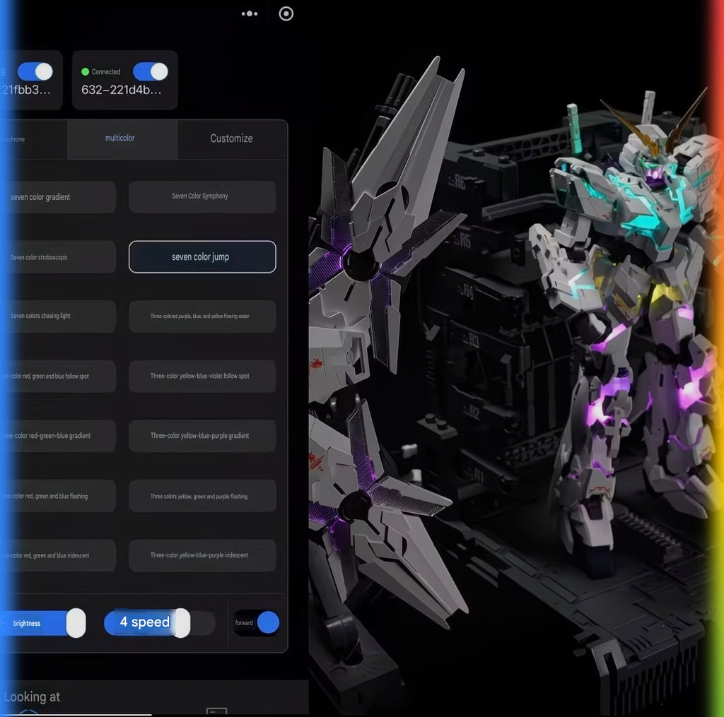 2201B Mythical Beast Unicorn with Wireless Bluetooth LED Light Set (Third Batch / Fully Repaired Equipment) | ShenShou / Mythical Beast Model | 1/100