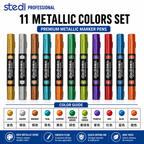 DMM Dual Tip Mettalic Colour Markers | Stedi| Tool