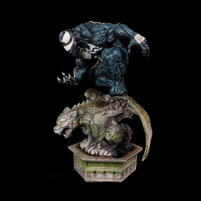 Mcfarlane Style Venom Statue (70Cm) | Kawaii Katta Resin Collection | Marvel Comics