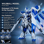 Hi-ν NU Gundam (RG Upscale) | Bison Model | 1/100 [August Release]