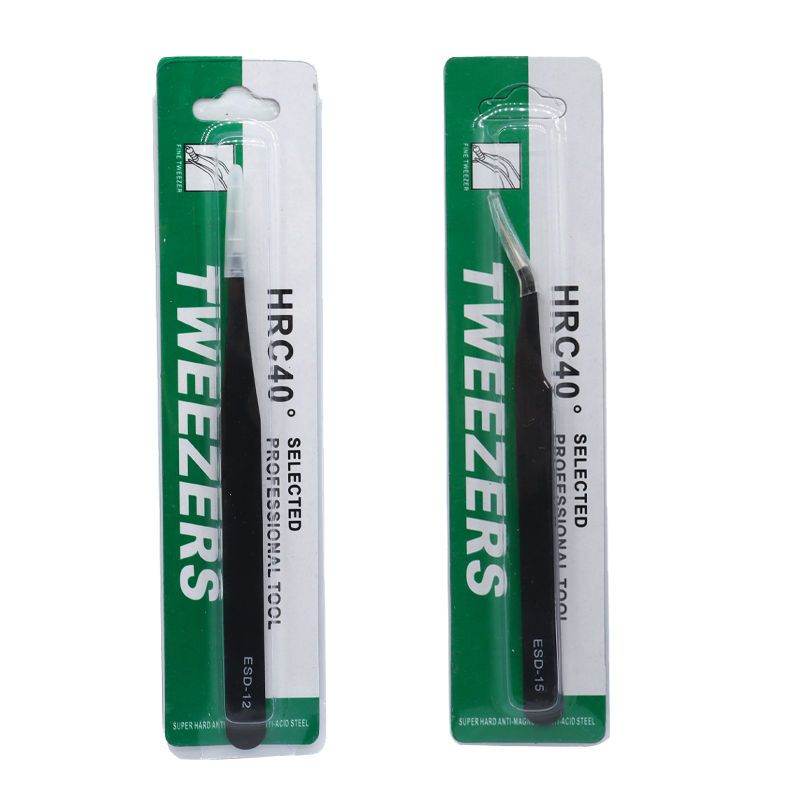 HRC40 Standard Tweezers [Set Of 2] | Generic | Tool