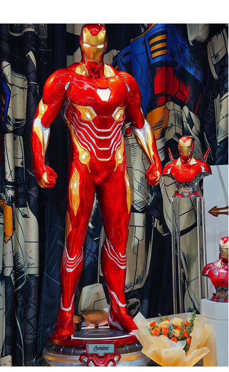 1:1 Life Size Iron Man MK 50. Statue {With Lights} (210Cm) | Marvel Cinematic Universe