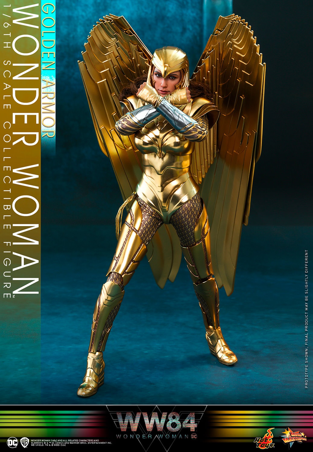Golden Armor Wonder Woman Deluxe (MMS577) | Hot Toys | Sixth Scale | DC