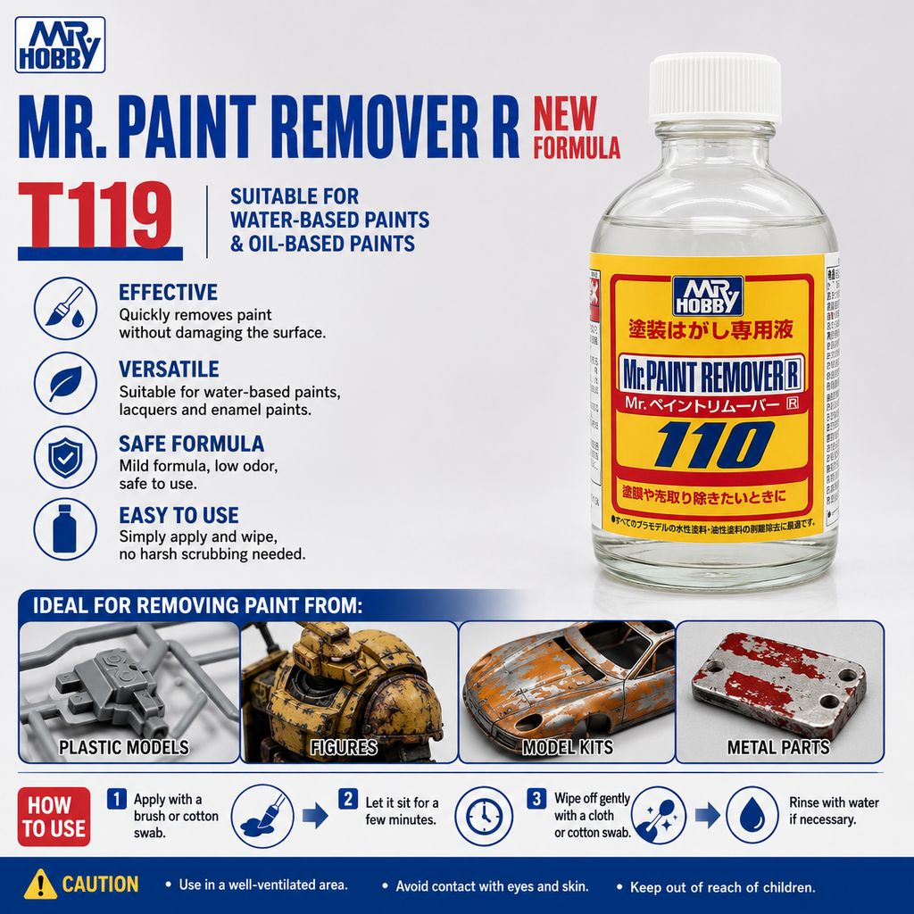 GSI Creos Paint Remover (T119) 110ml | Mr Hobby | Tool