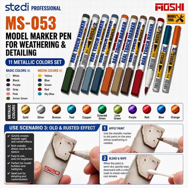MS053 Weathering Markers (Water Based) | Mode play | Tool
