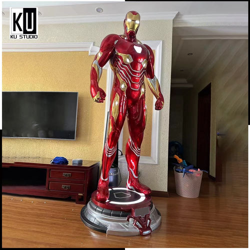 1:1 Life Size Iron Man MK 50. Statue {With Lights} (210Cm) | Marvel Cinematic Universe