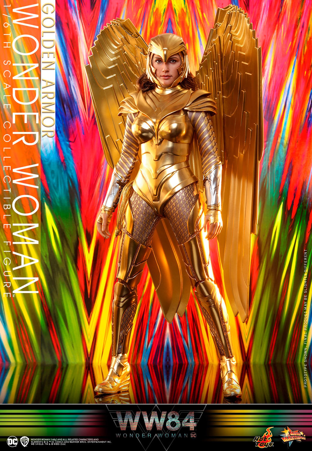 Golden Armor Wonder Woman Deluxe (MMS577) | Hot Toys | Sixth Scale | DC