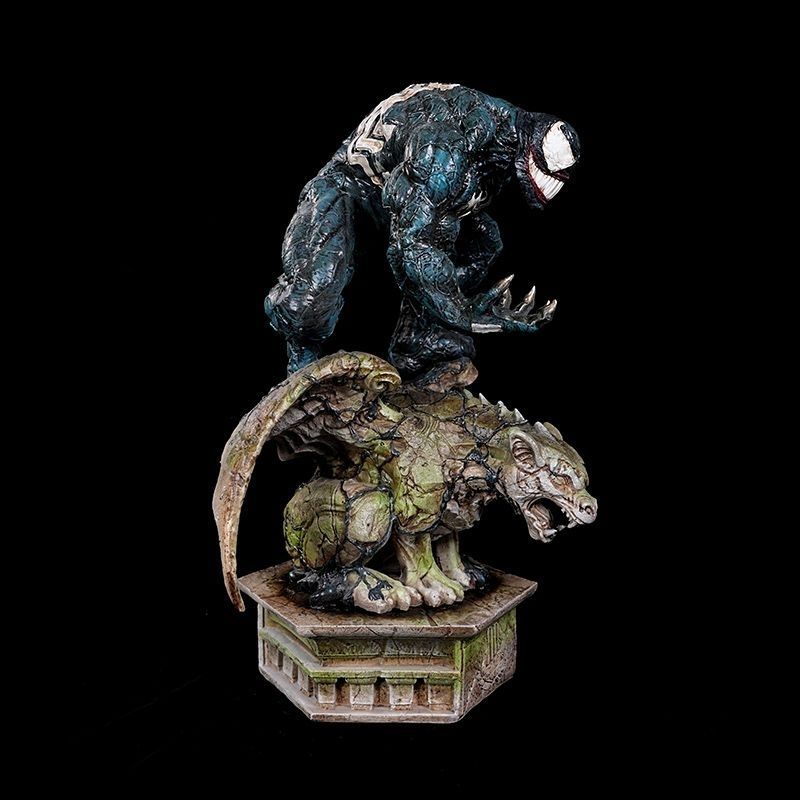 Mcfarlane Style Venom Statue (70Cm) | Kawaii Katta Resin Collection | Marvel Comics
