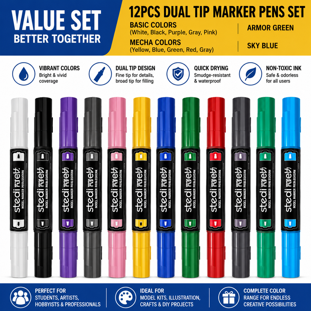 DMM Dual Tip Standard Colour Markers | Stedi| Tool