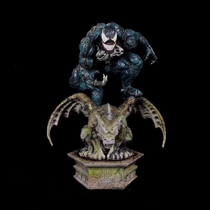 Mcfarlane Style Venom Statue (70Cm) | Kawaii Katta Resin Collection | Marvel Comics